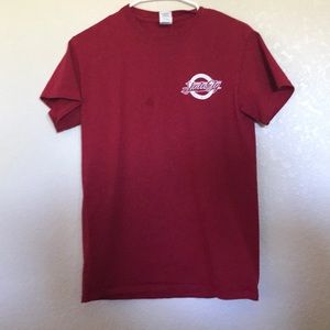Red skate city shirt